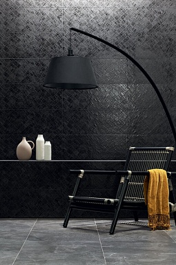Плитка Tubadzin W-Modern Basalt black 29.8x74.8