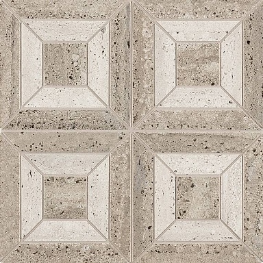 Мозаика FAP Ceramiche fTQW Materia Classica Tortora Bianco Icon C Mosaico 30x30