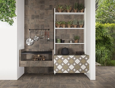 Керамогранит Mainzu Patchwood Grigio 20x20