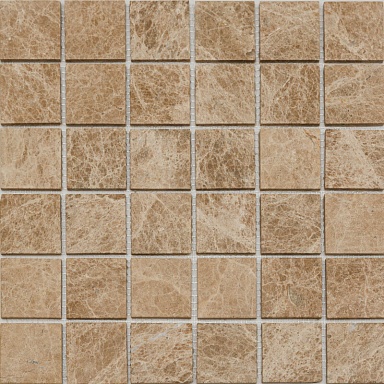 Мозаика Pixmosaic PIX350 Light Imperador, Deep Brushed матовая 48х48 305х305х6