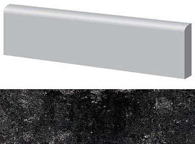 Плинтус Casalgrande Padana Marte Levigato Nero Acapulco Battiscopa 9x40