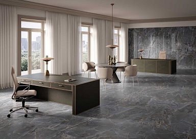Керамогранит Casalgrande Padana 18090290 Alabastri Black Lucido 9mm 120x120