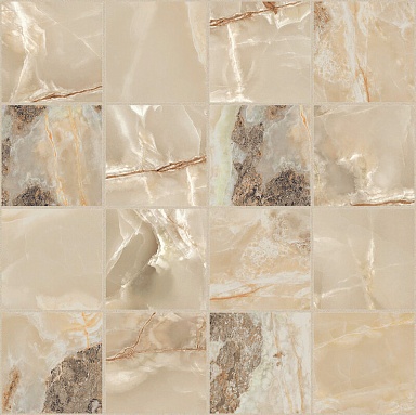 Декор Casa Dolce Casa 767782 Onyx&More Golden Blend Satin Mosaico 6mm 7,5x7,5 30x30