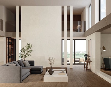 Керамогранит STN Ceramica Scarlet Soft Ivory Polished Rect 6mm 120x280