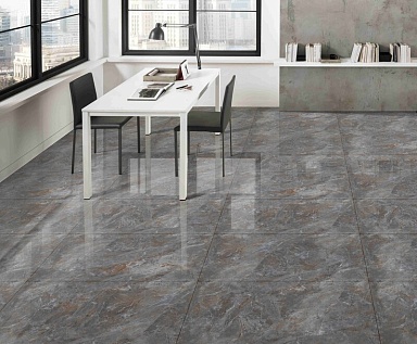 Керамогранит Pieza Ceramica AZ006012G Azul Grey Глянец 60х120