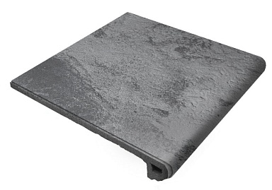 Ступень Gres de Aragon 906860 Peldano Redondo 33 Metal Black 32.5x33