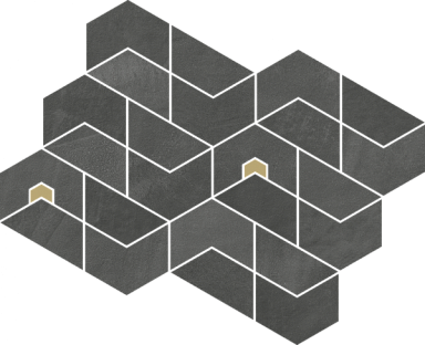 Мозаика Italon 620110000180 Continuum Petrol Mosaico Jewel 31.1x38.2