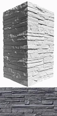 Искусственный камень White Hills 279-85 Норд Ридж угол 7x26,5x10 (6x16,5x10)