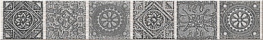Azori Grazia Grey Nefertiti Бордюр 40,5x6,2