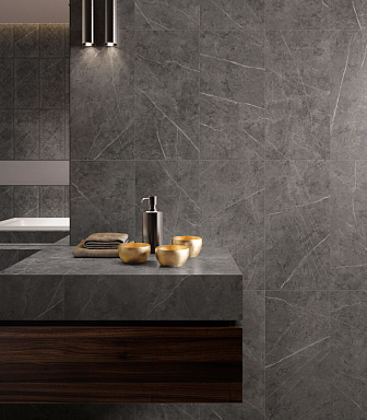 Керамогранит Italon 610015000239 Charme Evo Antracite Cerato Rett патинированный 30x60