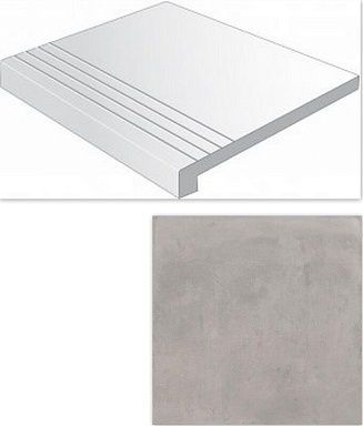 Ступень VIVES Laverton-R Gradone Gris 80x80