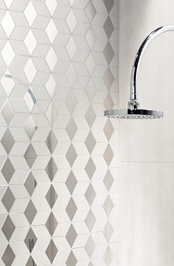Декор Tubadzin Ms-Senza grey hex 28.9x22.1