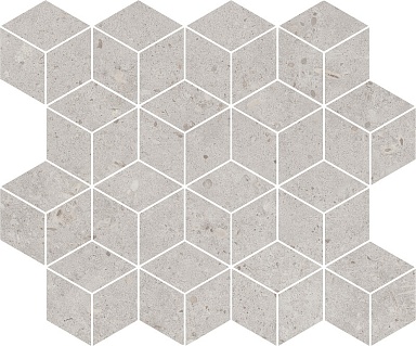 Kerama Marazzi T017/14053 Декор Риккарди мозаичный серый светлый матовый 45x37,5