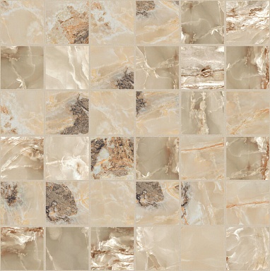 Мозаика Casa Dolce Casa 767756 Onyx&More Golden Blend Satin Mosaico 5x5 30x30