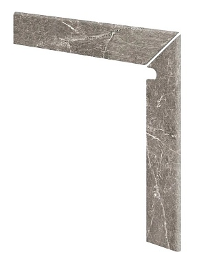 Kerastep Плинтус для ступени ML правый Marble 421 Moca R9 596х596х11