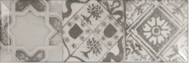 Декор Monopole Antique gris brillo bisel 10x30