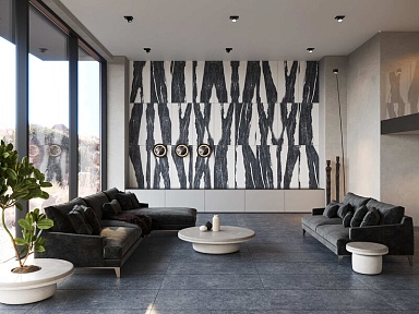 Керамогранит Ametis by Estima EXM201 Indigo Illusion Vulcanico Неполированный Рект. 60x120x9