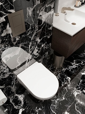 Керамогранит Arcadia Ceramica HG2001-A Elegant Nero High Gloss 60x120