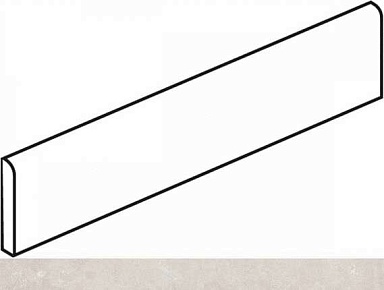 Плинтус Italon 610130005373 Voyager Ivory Battiscopa 7.2x60