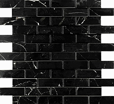 Декор Velsaa Mosaic Estrada Nero Brick bone 32.1x29.9
