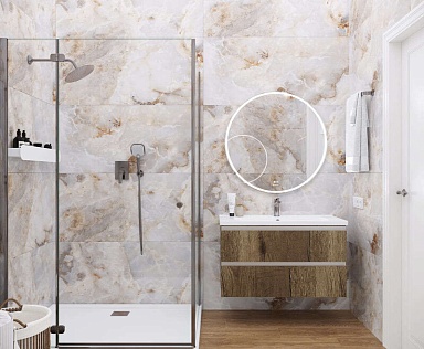 Керамогранит Ceradim Onyx Magic Brown Серо-коричневый 60х120