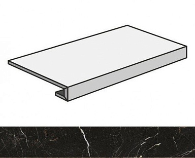 Ступень Атлас Конкорд Россия 620070001742 Allure Imperial Black Scalino Frontale/Аллюр Империал Блэк 33X60