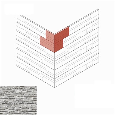 Искусственный камень White Hills 180-05 Айлэнд угол 12,5x20,5 (13x21) x 9,5 x 1-2,3