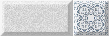 Декор Absolut Keramika Provenzal Deco Blanko 10x30