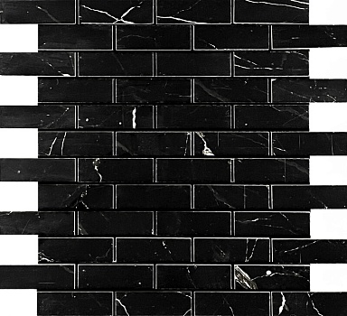 Декор Velsaa Mosaic Estrada Nero Brick bone 32.1x29.9