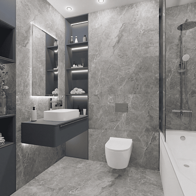 Керамогранит PrimaVera NR134 Berat Grey Matt 60x60