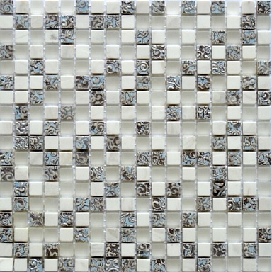 TonoMosaic ASS 11 Камень и стекло 30x30 (чип 1.5x1.5)