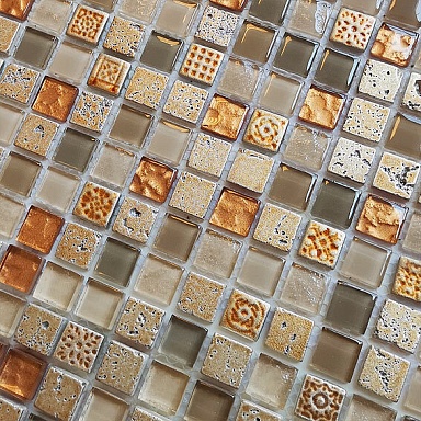 Мозаика Caramelle Mosaic Cozumel 15x15x4 (ПУ) 305x305