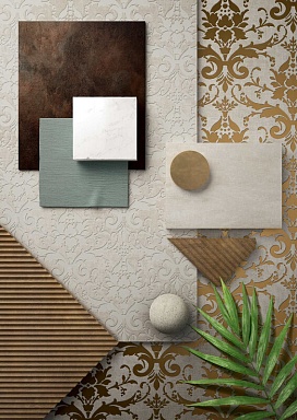 Декор Cedit 752601 Tesori Decoro Anelli Bianco Oro 6mm 120x240