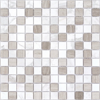 Мозаика Caramelle Mosaic Pietrine Pietra Mix 2 MAT 23x23x4 298x298