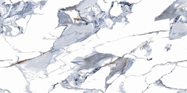 Керамогранит Zibo Fusure G126016G Gold Ink White 60x120