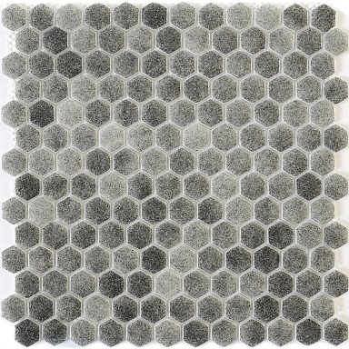 Мозаика Natural STP-GR012-HEX S стекло (25) 300х300