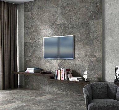 Декор SotGres Ontario Nero Decore Carving Slim 40x120