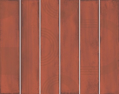Панно Kerama Marazzi KMP3STA005RN6X Панно Мажорель красный глянцевый (из 6 частей 6х28,5) 36x28,5x1