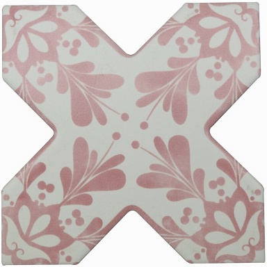 Декор Cevica Becolors Cross Dec. Stencil Coral 13.25х13.25