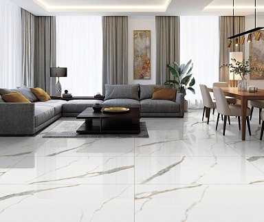 Керамогранит Laparet Golden White Statuario Полированный 60х60