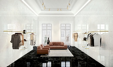 Керамогранит Energie Ker L11OIBK Onyx Black 9mm 60x120