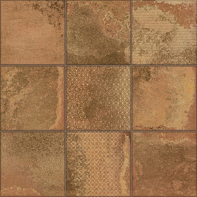 Декор La Platera Kube Cora Cobre-D 45х45