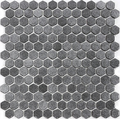 Мозаика Natural STP-GR009-HEX стекло (25) 300х300