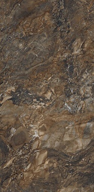Керамогранит Estima BR04 Bernini Dark Brown Неполированный Рект. 80х160х10