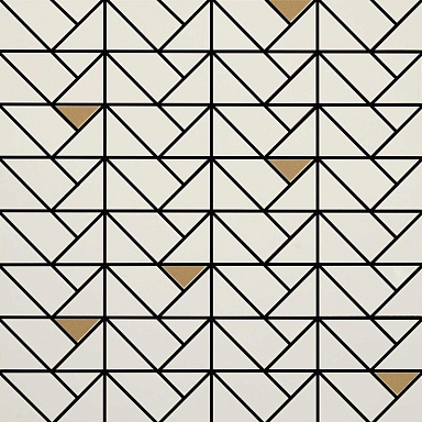 Мозаика Marazzi Italy M3J8 Eclettica Cream Mosaico Bronze 40x40