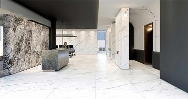 Керамогранит Moreroom Stone MN026AY271206 Statuario Altissimo Matt 6mm 120x270