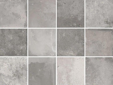 Керамогранит Kerama Marazzi KM1010G0011N Спартель серый матовый 29,8х39,8 из 12 частей 9,8x9,8x0,7