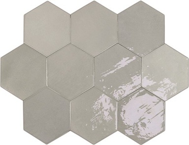 Плитка Wow 122079 ZELLIGE HEXA GREY 10,8x12,4