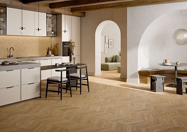Керамогранит Rondine Group J91656 Nut Chevron 7.5x40.7