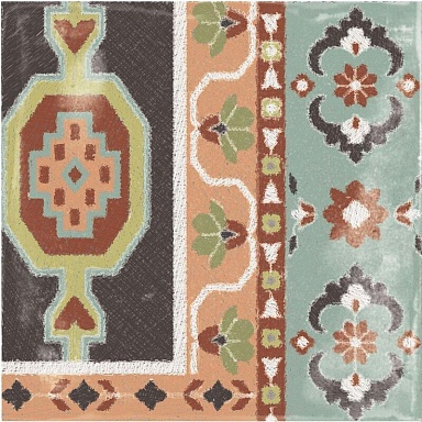 Керамогранит ABK 0003351 PLAY CARPET MIX MULTICOLOR 20x20
